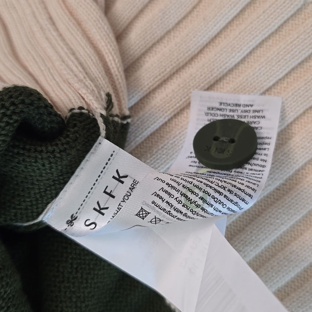 SKFK Harria Sweater, Deep Green Size 10 - Picture 7 of 8